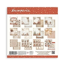 Stamperia Paper Pack 12x12" - Gear up for Christmas